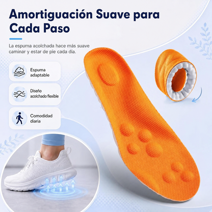 Plantillas Cloud® 4D – Alivio Instantáneo para Pies, Rodillas y Espalda